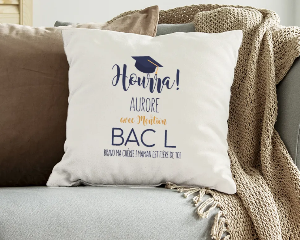 Coussin personnalisé - Diplômé(e)