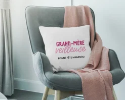 Coussin personnalisé - Grand mère-veilleuse