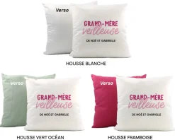 Coussin personnalisé - Grand mère-veilleuse