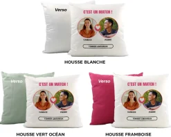 Coussin personnalisé - It's a match