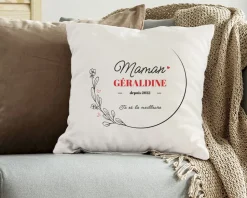 Coussin personnalisé - Maman Depuis