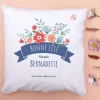 Coussin personnalisé - Mamie Fleurie