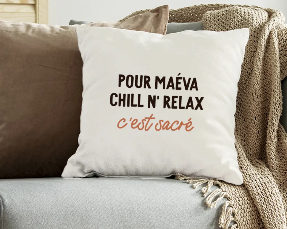 Coussin personnalisé - Message