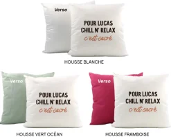 Coussin personnalisé - Message