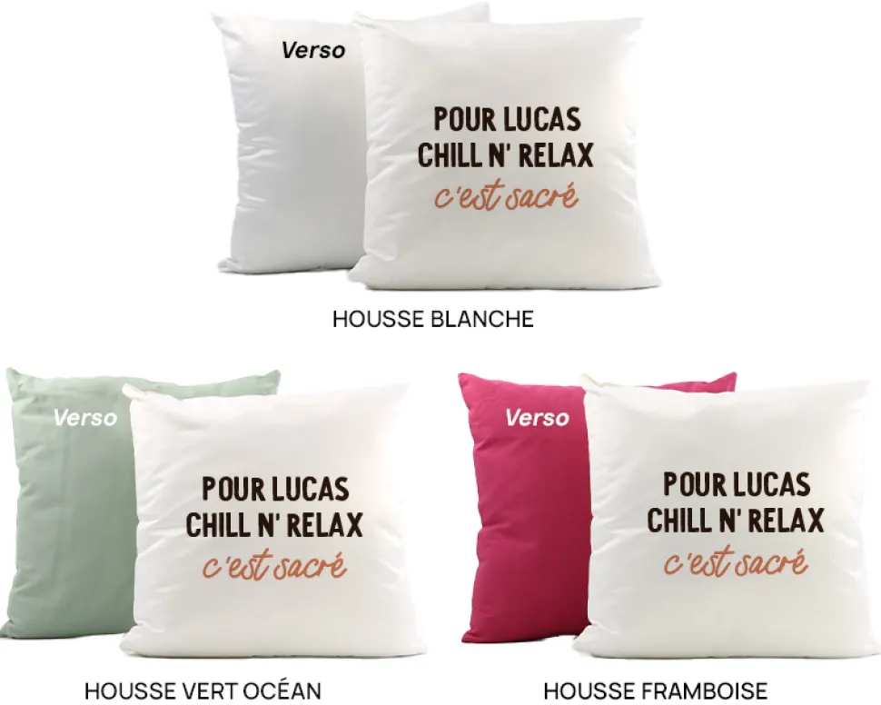 Coussin personnalisé - Message