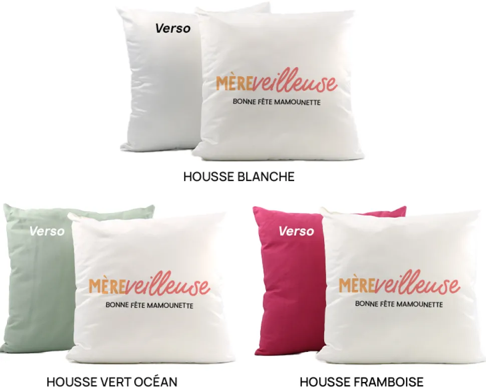 Coussin personnalisé - Mère-veilleuse