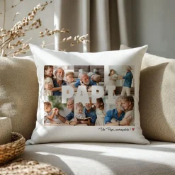 Coussin personnalisé - Multi photos famille