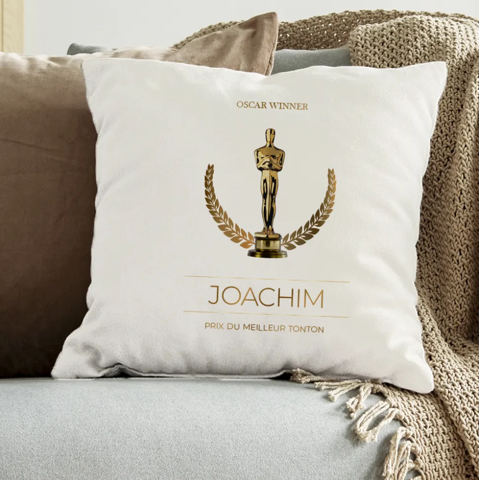 Coussin personnalisé - Oscars