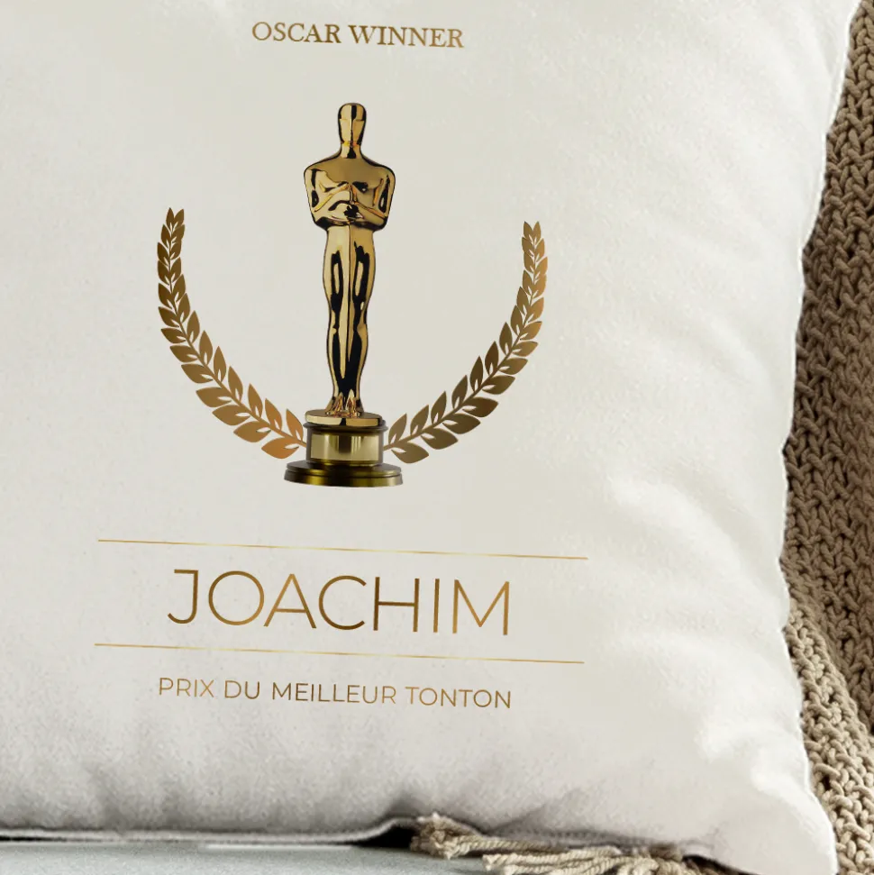 Coussin personnalisé - Oscars