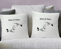 Coussin personnalisé - Rose Swarovski®