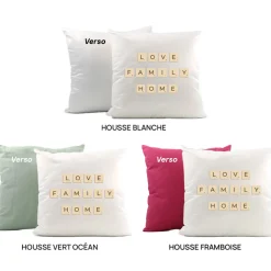 Coussin personnalisé - Scrabble
