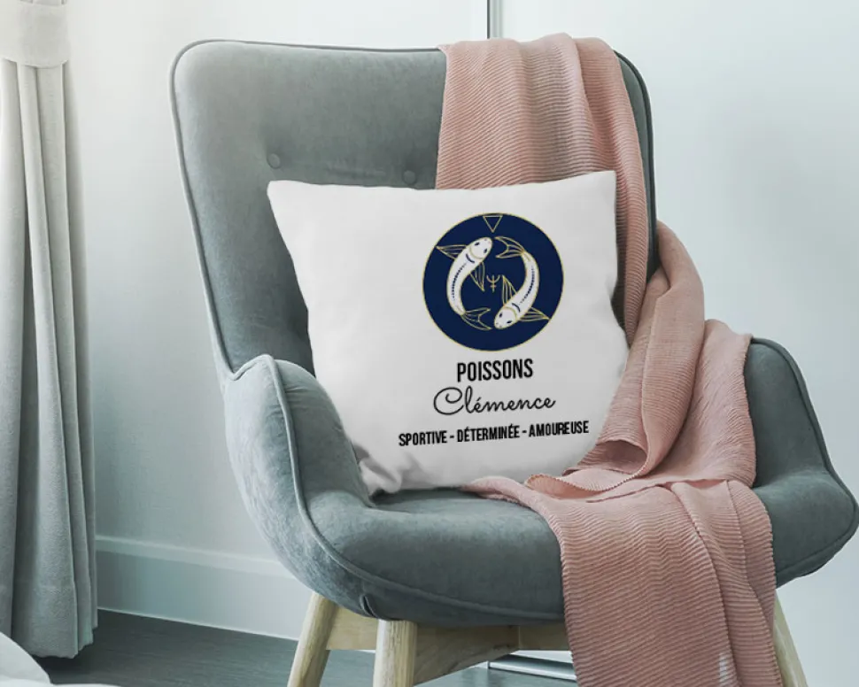 Coussin personnalisé - Signe Astrologique