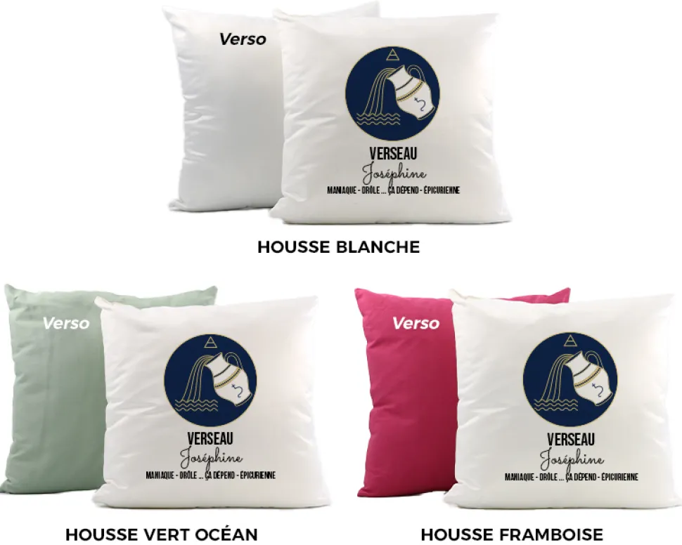 Coussin personnalisé - Signe Astrologique