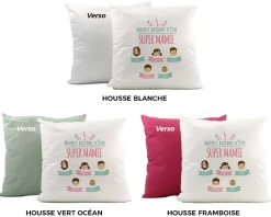 Coussin personnalisé femme - Family Circus