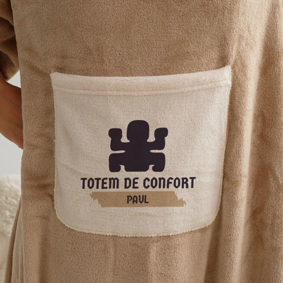 Couverture à manches personnalisée - Totem