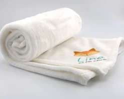 Couverture bébé personnalisée prénom - Renard