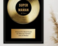 Disque d'or personnalisé - Prénom