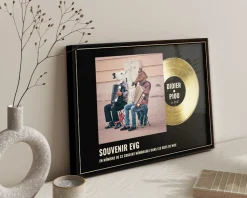 Disque d'or personnalisé - Photo