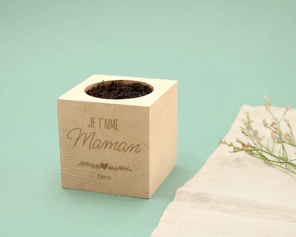 Ecocube personnalisé - Maman