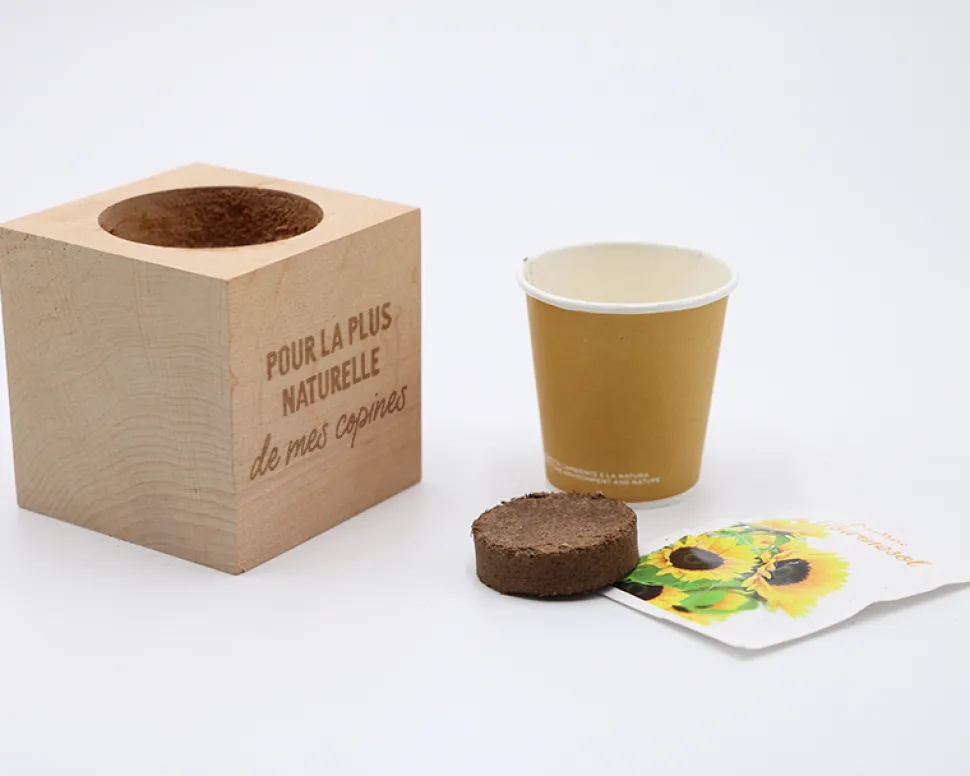 Ecocube personnalisé - Message