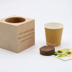 Ecocube personnalisé - Mots d'enfants pour maitresse