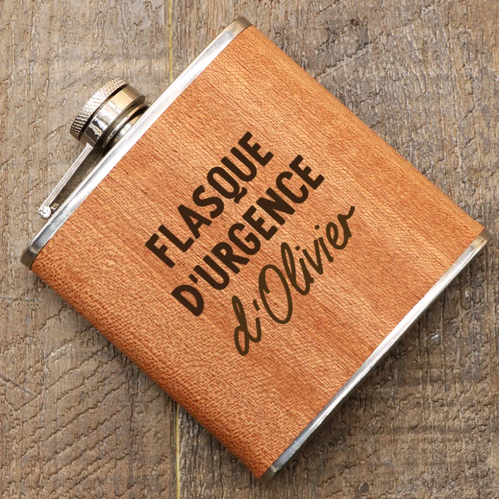 Flasque personnalisée - Message