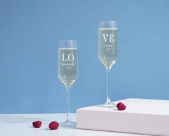 Flûtes à champagne personnalisées couple - Love