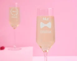 Flûtes à champagne personnalisées - Pack coquin Poker Kamasutra