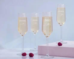 Flûtes à champagne personnalisées - Prénom