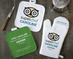 Gant et Maniques Personnalisables - Cuisine d'Excellence