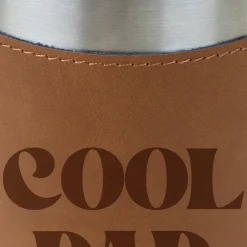 Gourde en cuir personnalisée - Cool Dads Club