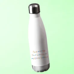 Gourde en inox personnalisée - Mots d'enfants pour maîtresse