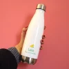 Gourde isotherme en inox personnalisable - Citron