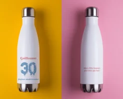 Gourde isotherme en inox personnalisable - Collection ballons d'anniversaire