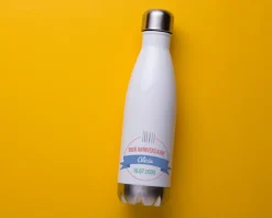 Gourde isotherme en inox personnalisable - Collection bougies d'anniversaire Femme