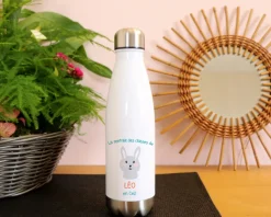 Gourde isotherme en inox personnalisable - Collection Animaux