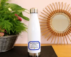 Gourde isotherme en inox personnalisable - Merci Maîtresse, Maître et ATSEM