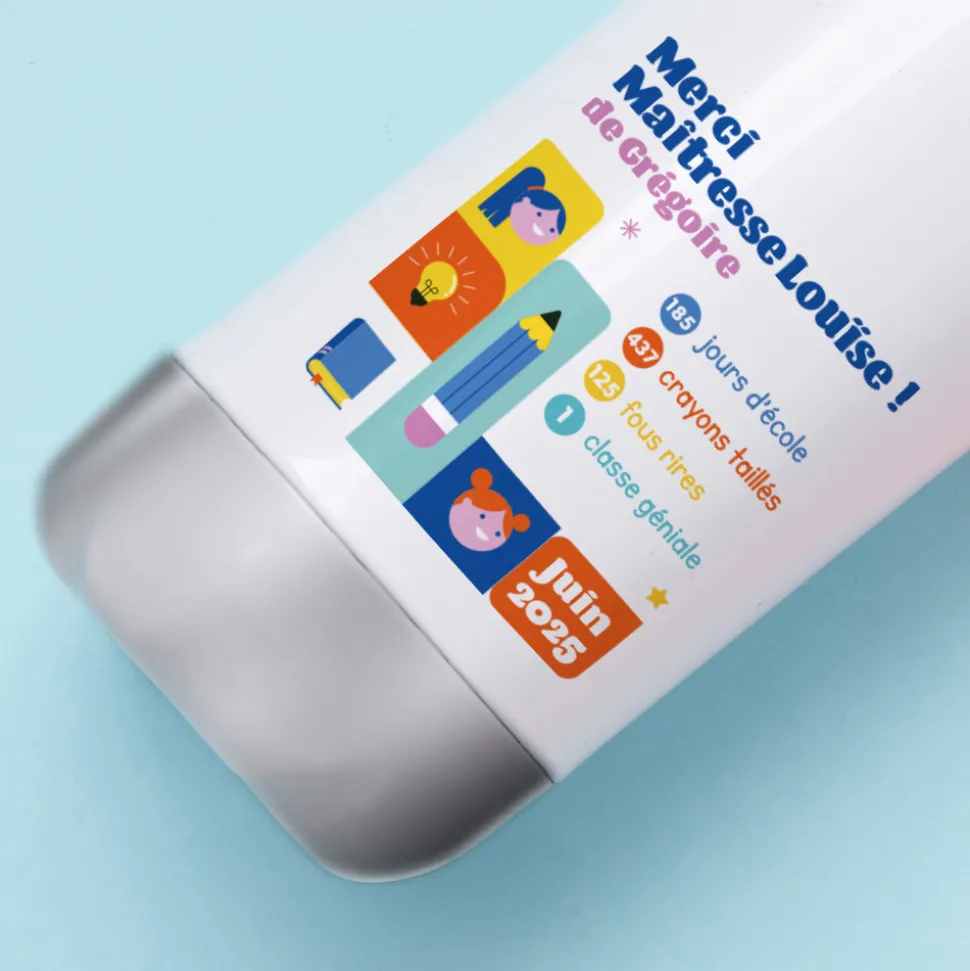 Gourde isotherme personnalisée - Bilan de l'année