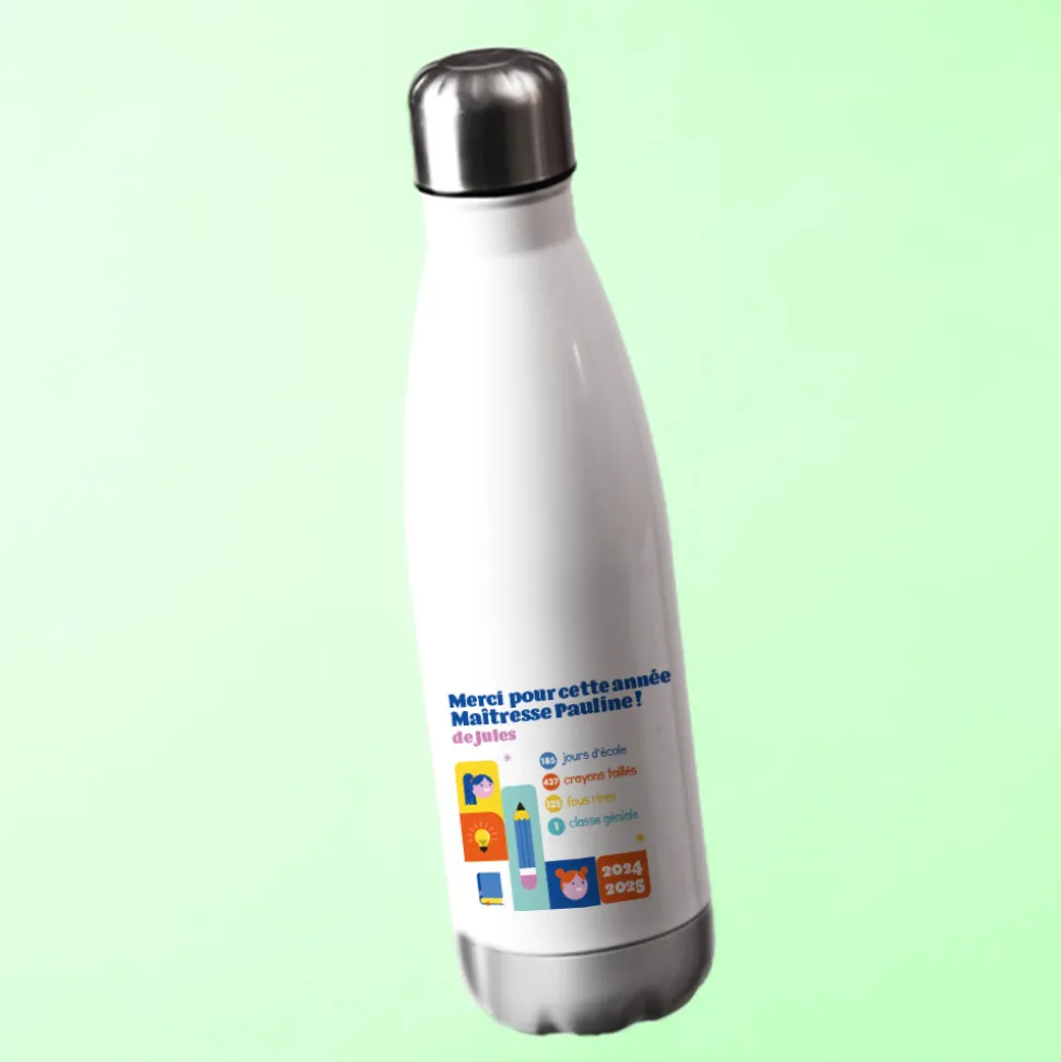 Gourde isotherme personnalisée - Bilan de l'année