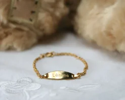 Gourmette Bébé Plaqué or 14 carats - modèle Altesse