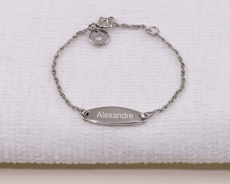 Gourmettes Bébé Altesse en argent véritable