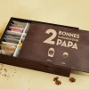 Grand coffret d'épices gravé « Les bonnes raisons d'être Papa » Family Circus - 36 épices du monde