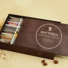Grand coffret d'épices gravé "Chef étoilé" - 36 épices du monde