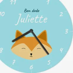 Horloge Personnalisable - Petit Renard