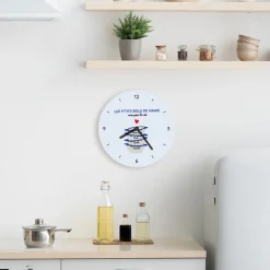 Horloge personnalisée - Bols prénoms famille