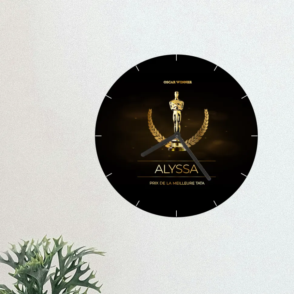 Horloge personnalisée - Oscars