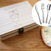 Kit couverts enfant gravé - Animaux