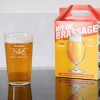 Kit d'initiation au brassage de bière et son verre à bière personnalisé