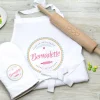 Kit pâtisserie - Rouleau à pâtisserie, gant de cuisine et tablier personnalisables