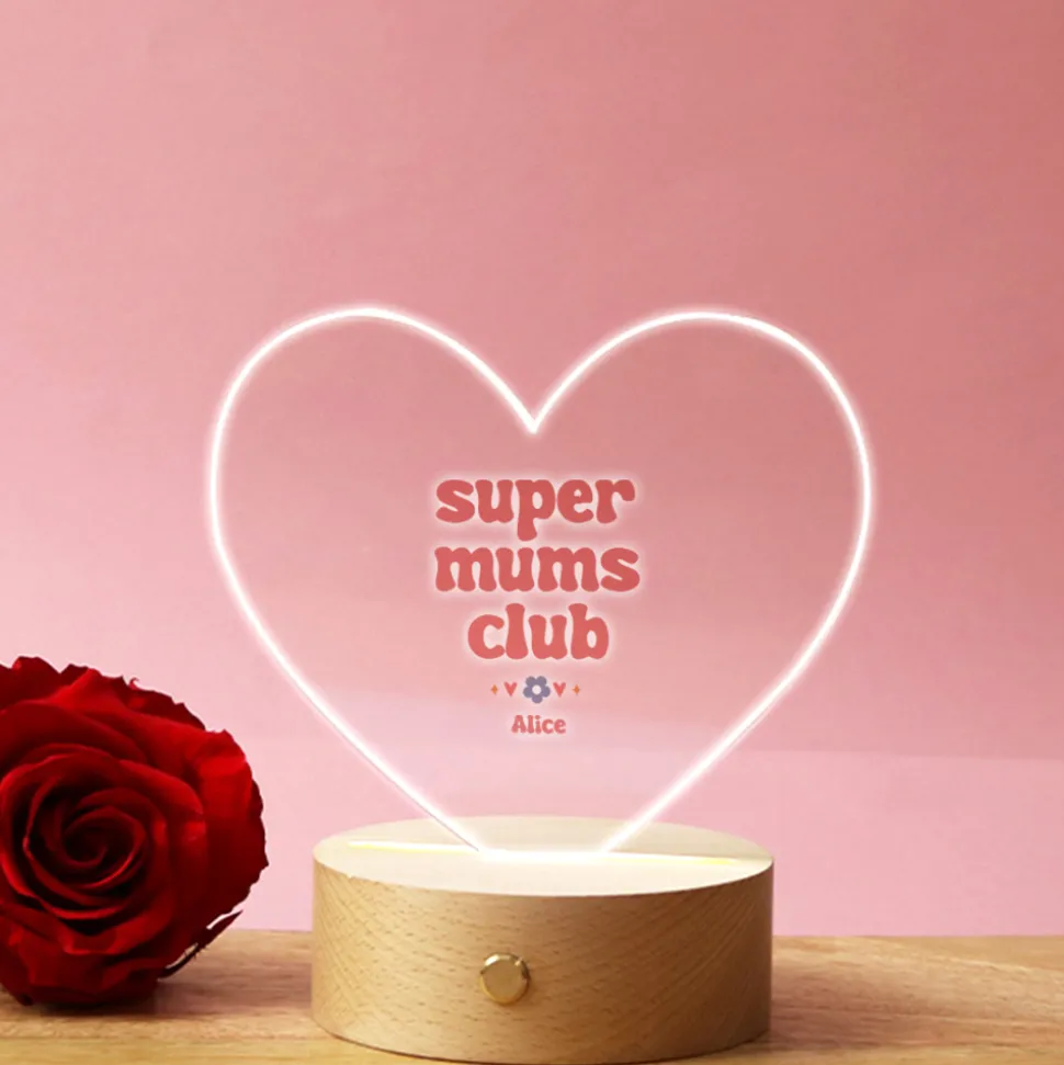 Lampe 3D personnalisée - Cool Mums Club